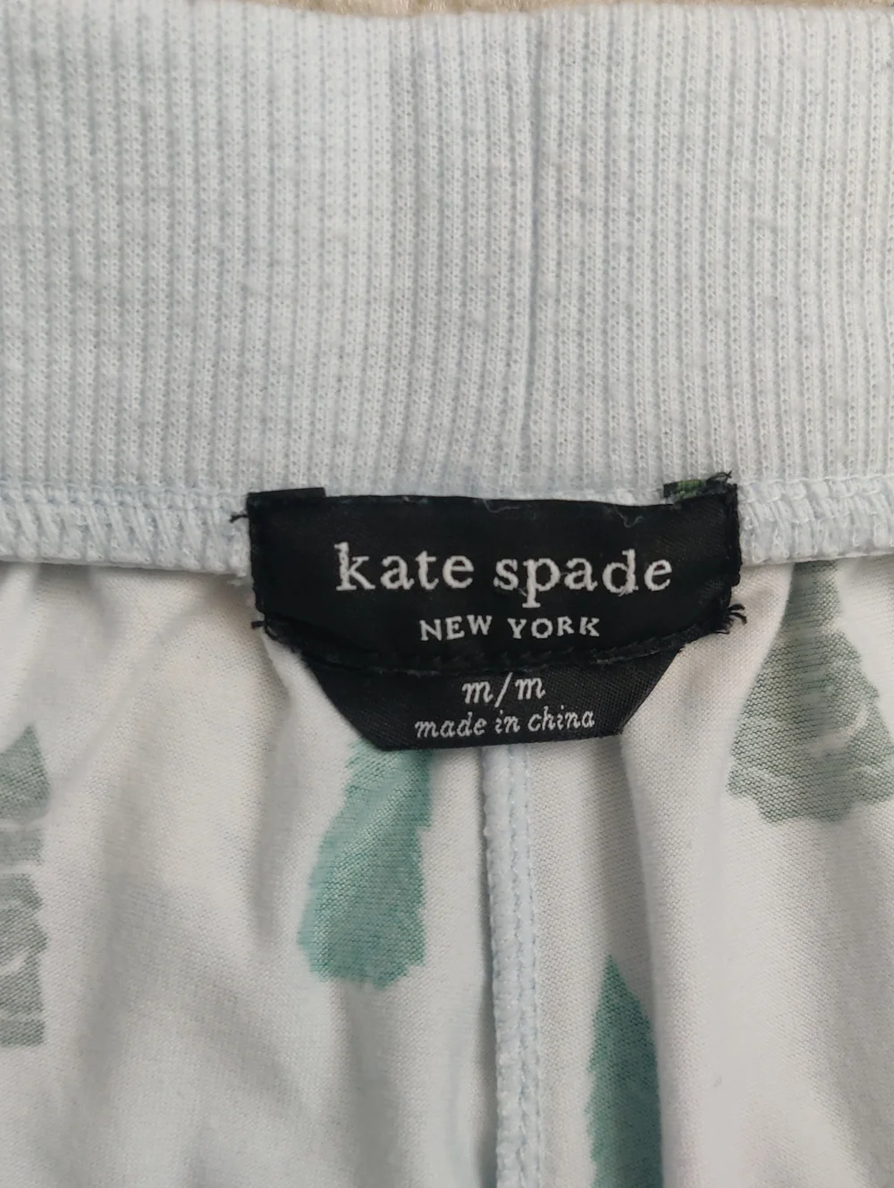 Kate Spade Ski Motif Pajama Jogger Pants whimsical Holiday Y2K Cottagecore Retro